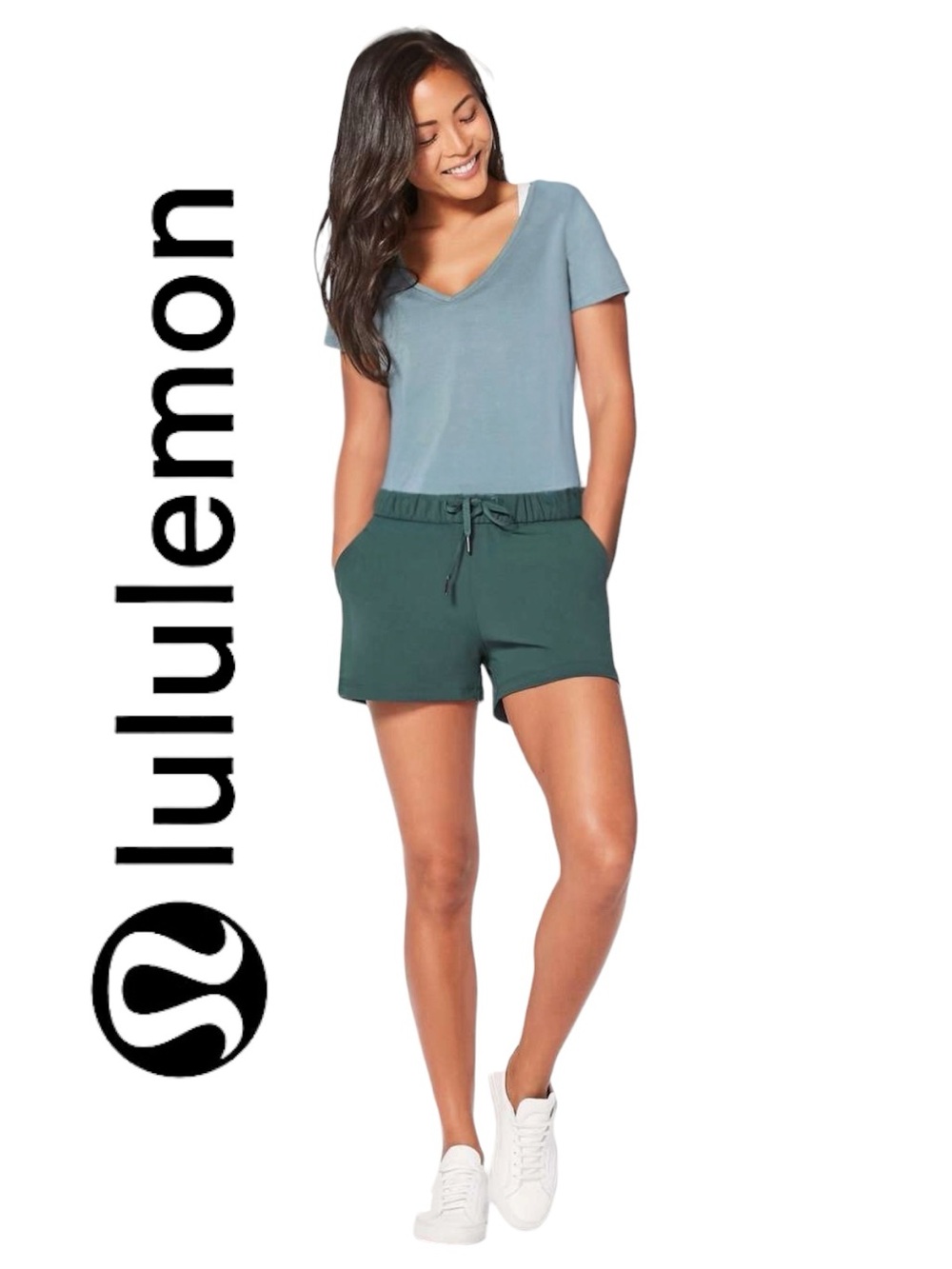 lululemon • On the Fly Luxtreme Shorts 2.5” Teal Shadow || Size 4